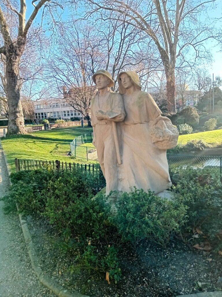 Couple de vendangeur