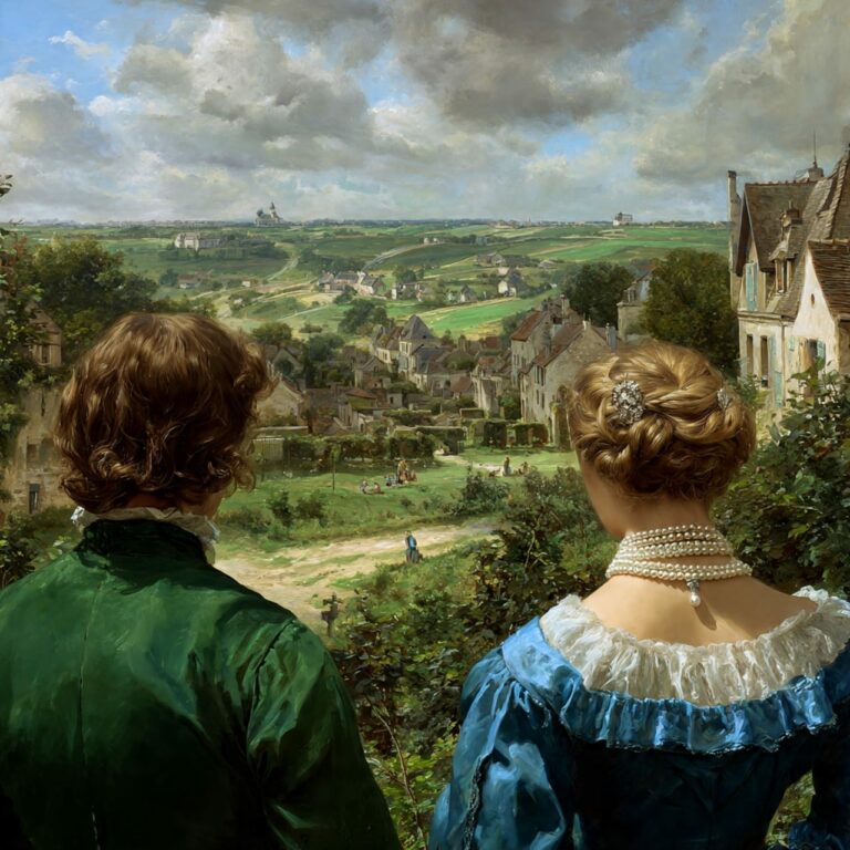 La comtesse du Barry à Louveciennes en 1771